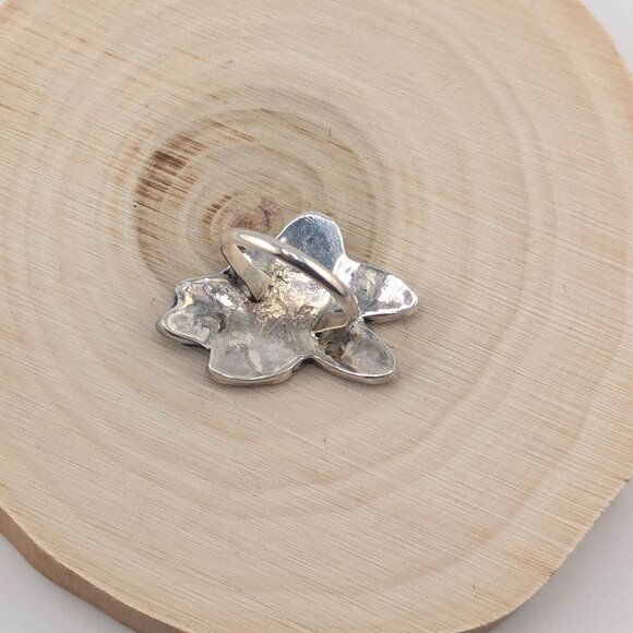 Genuine Native American Jewelry Zuni Ring Hummingbird Style Tribal sz 7.5 *** - Picture 9 of 11